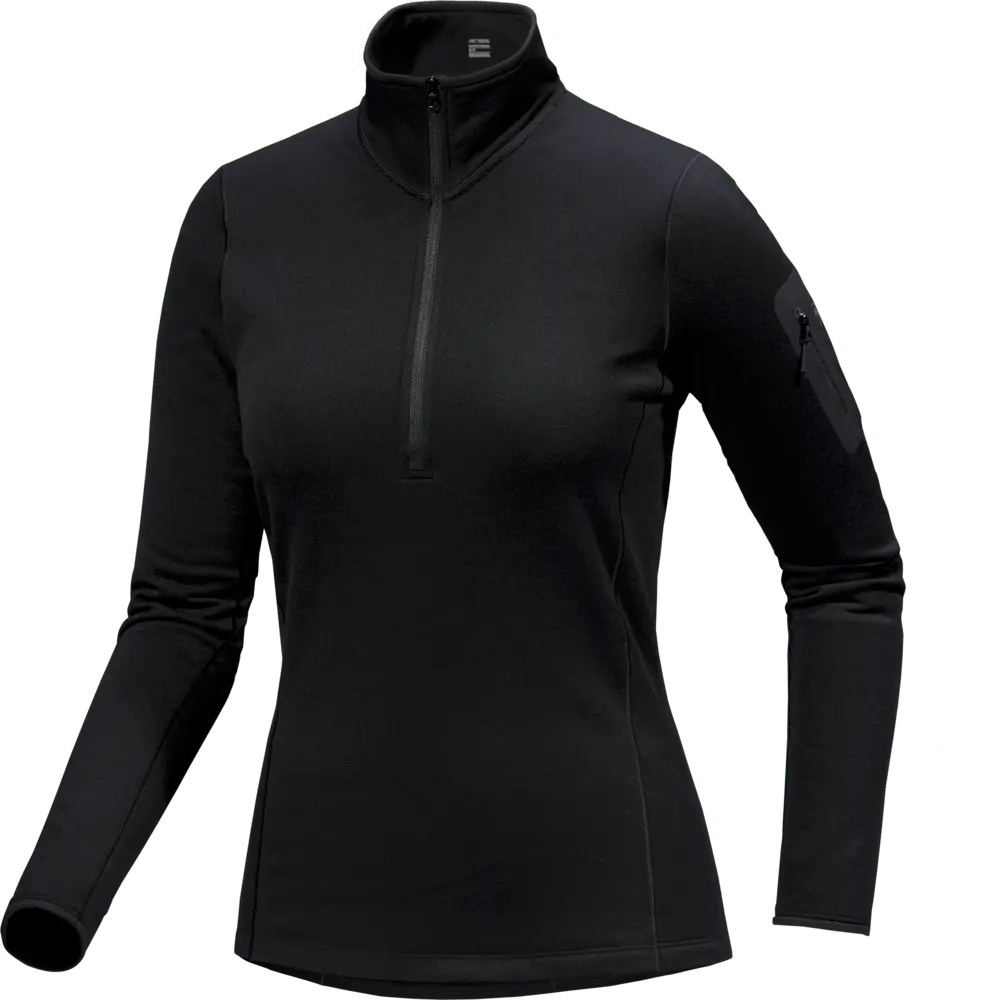 Arc'teryx Kyanite Baselayer Zip Neck W Black