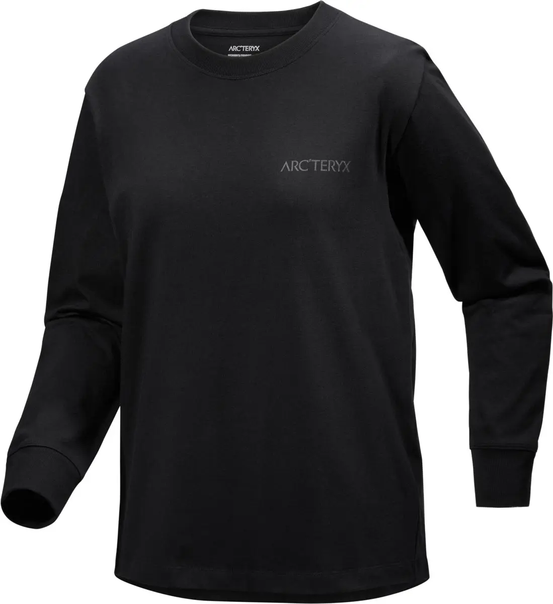 Arc'teryx Women's Kragg Cotton Bird Crew Longsleeve Black/Black