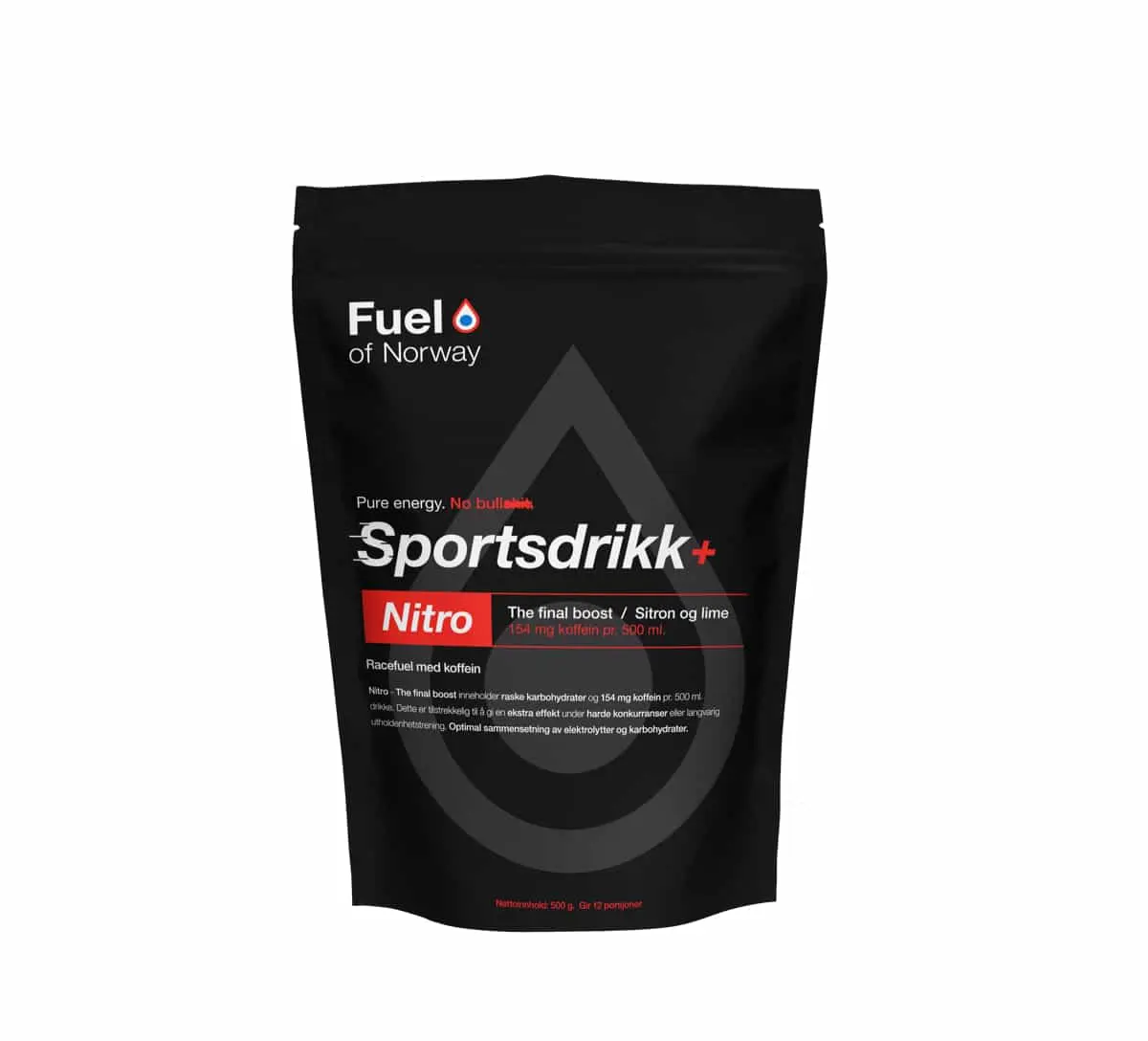 Fuel of Norway Nitro Sportsdrikke Black