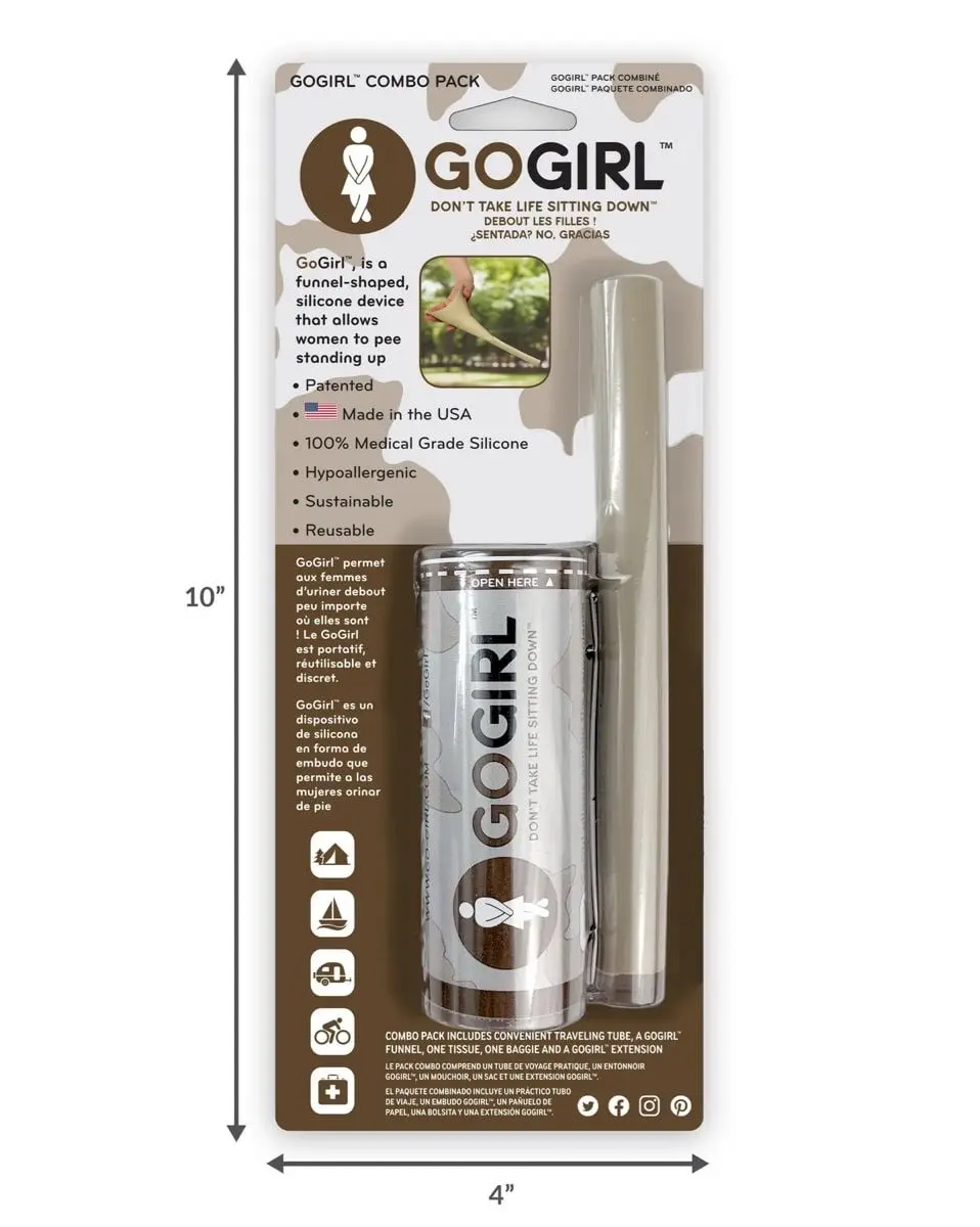 GoGirl Women's GoGirl Combo Pack Khaki
