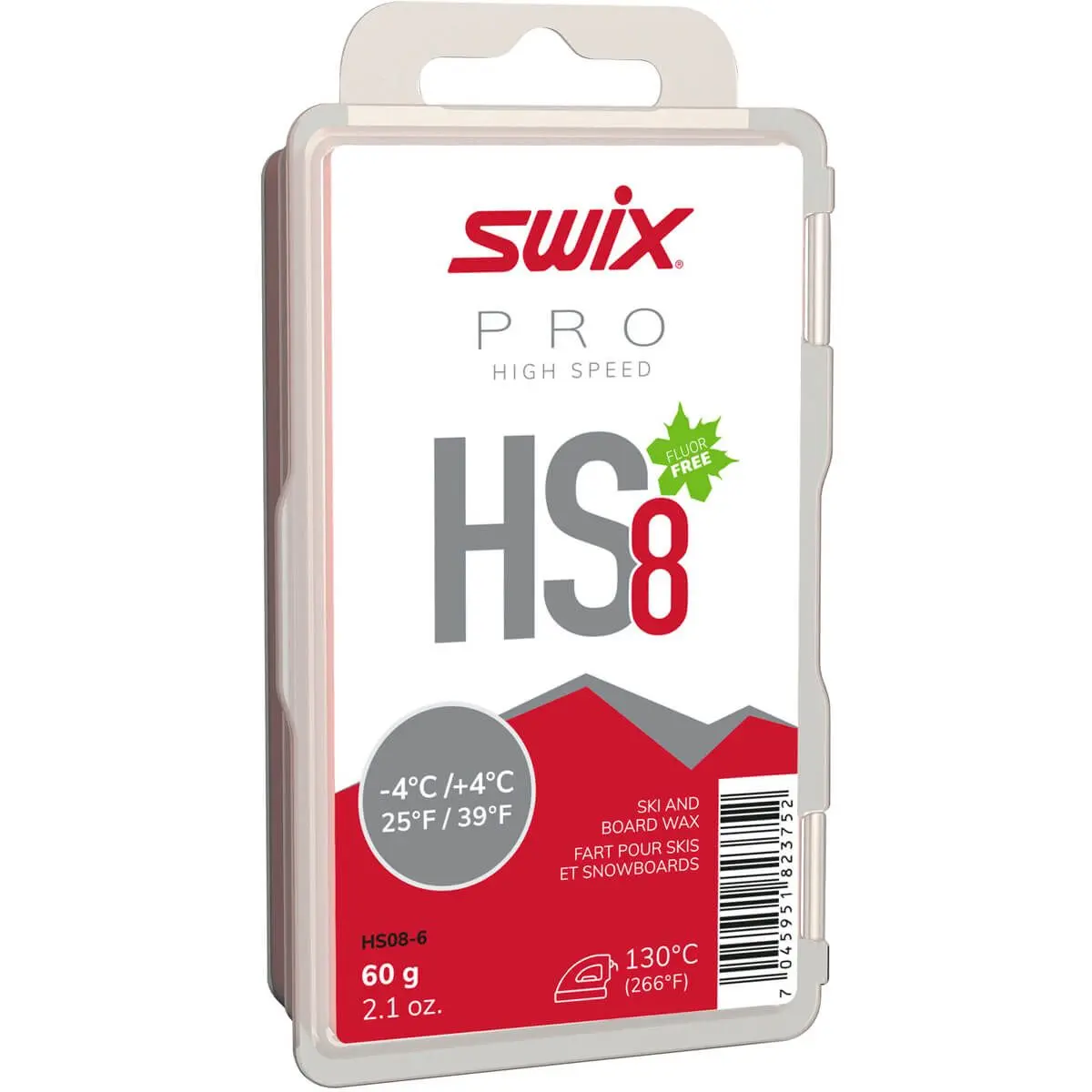 Swix HS8 Red, -4°C/+4°C, 60g Nocolour