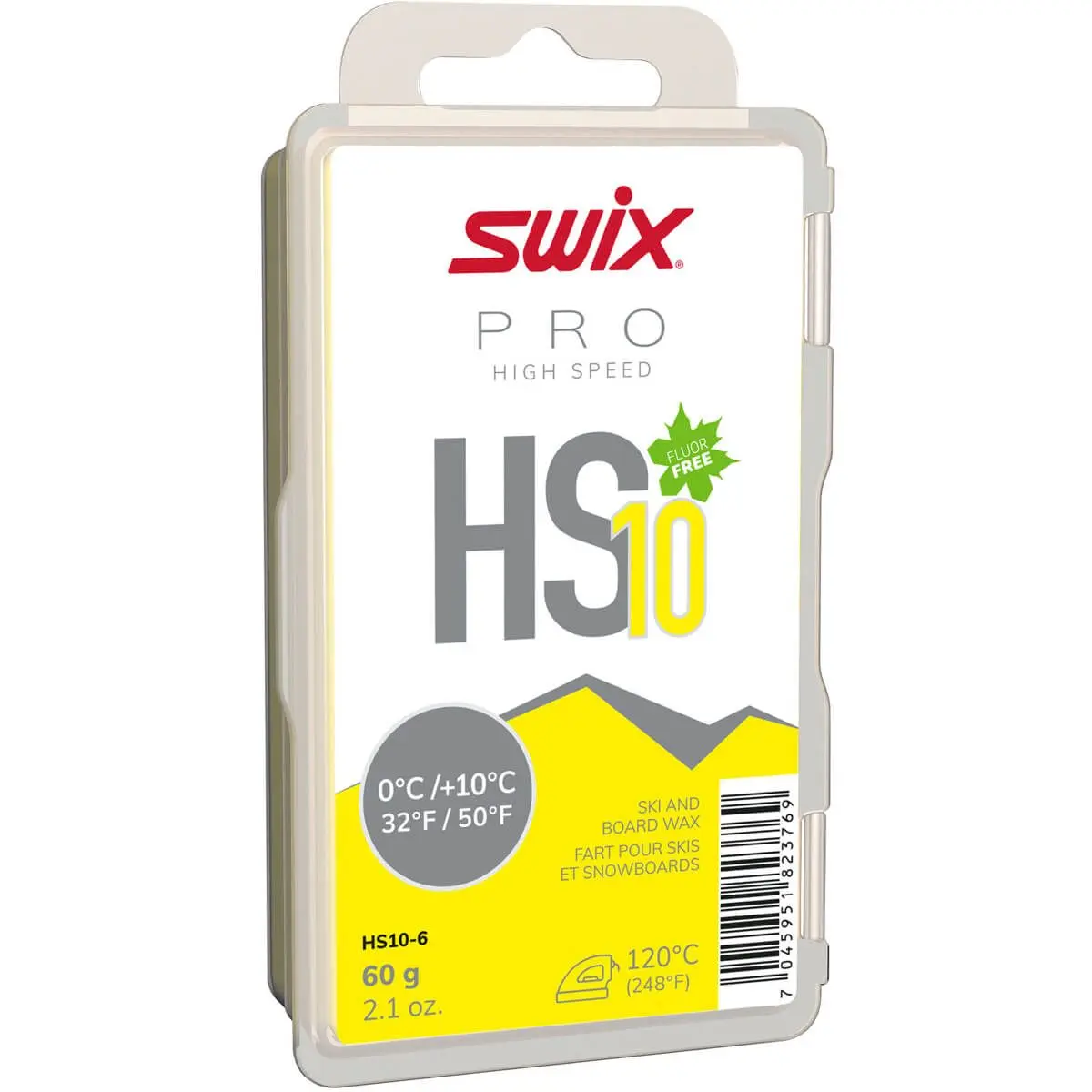 Swix HS10 Yellow, 0°C/+10°C, 60g Nocolour