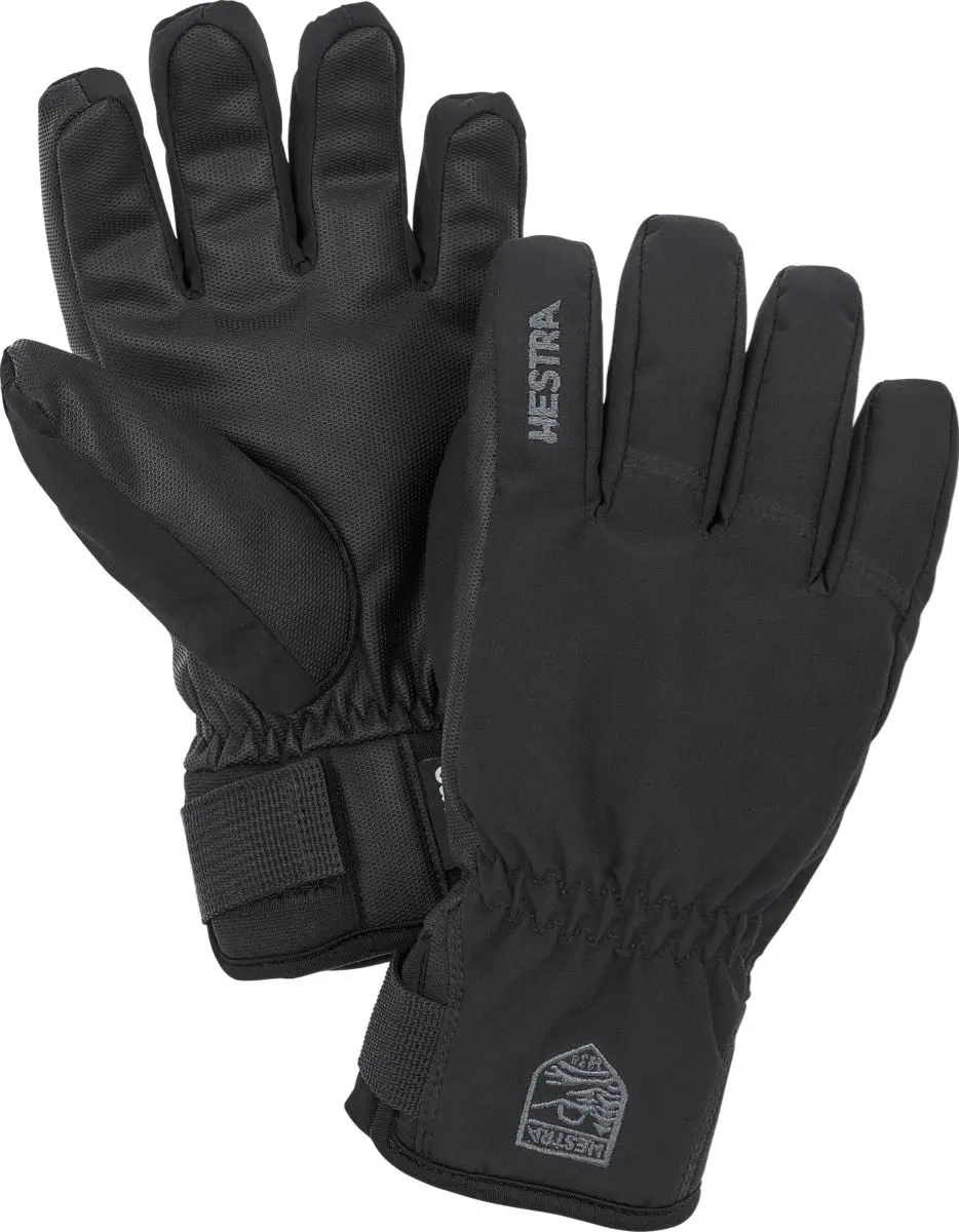 Hestra Juniors' Ferox Primaloft 5-Finger Black