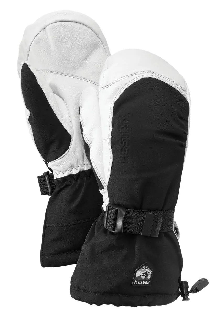 Hestra Army Leather Extreme Mitt Black/White
