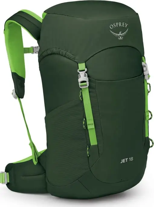 Osprey Kids' Jet 18 Green Canopy/Limeline Green