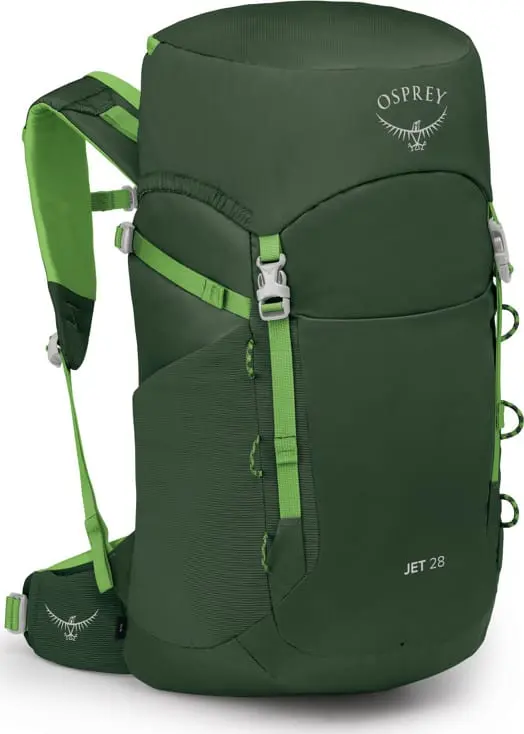 Osprey Kids' Jet 28 Green Canopy/Limeline Green