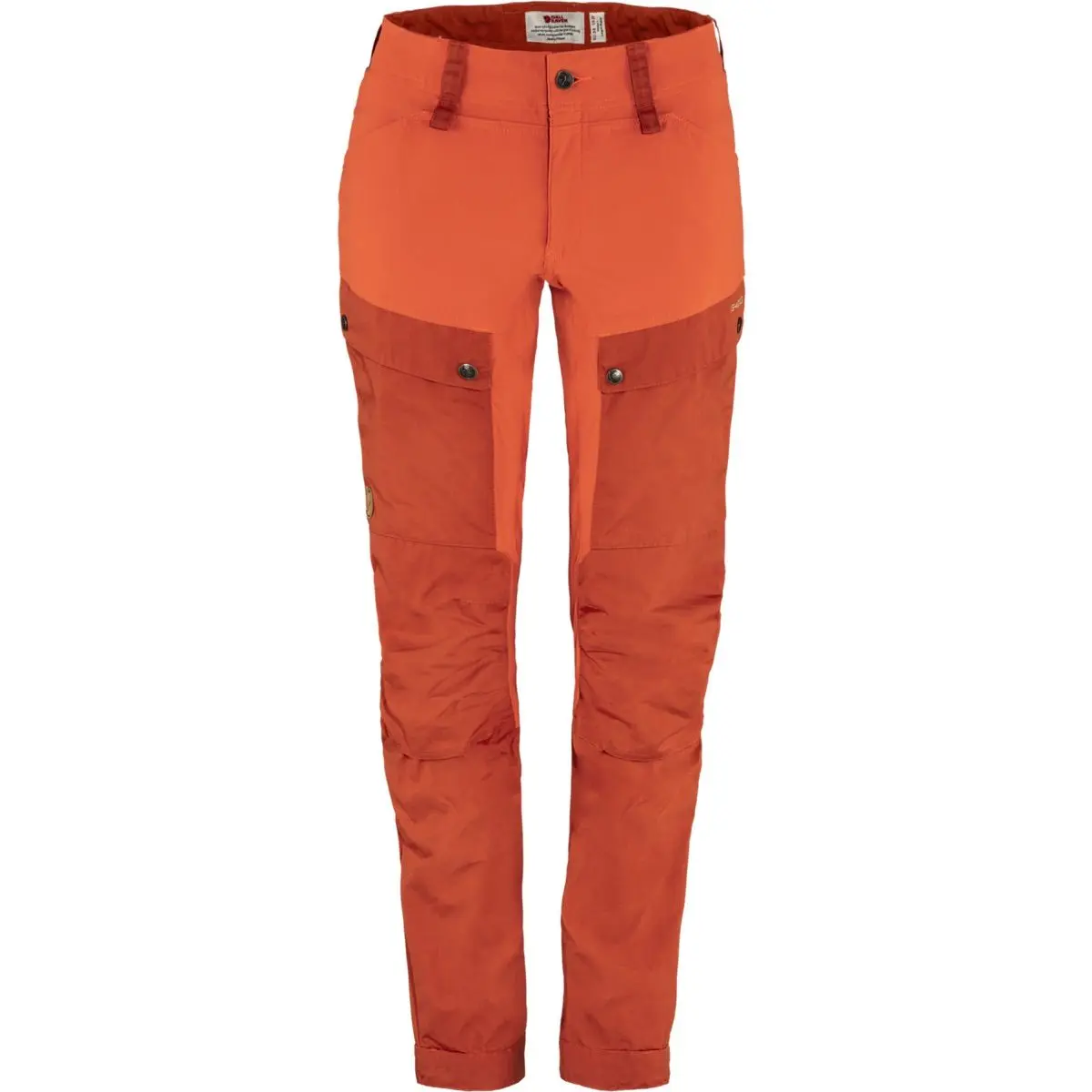 Fjällräven Women's Keb Trousers Curved Cabin Red-Rowan Red