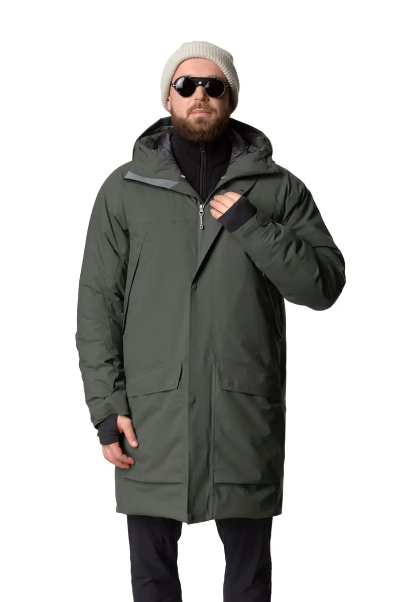 Houdini Men's Fall In Parka Baremark Green