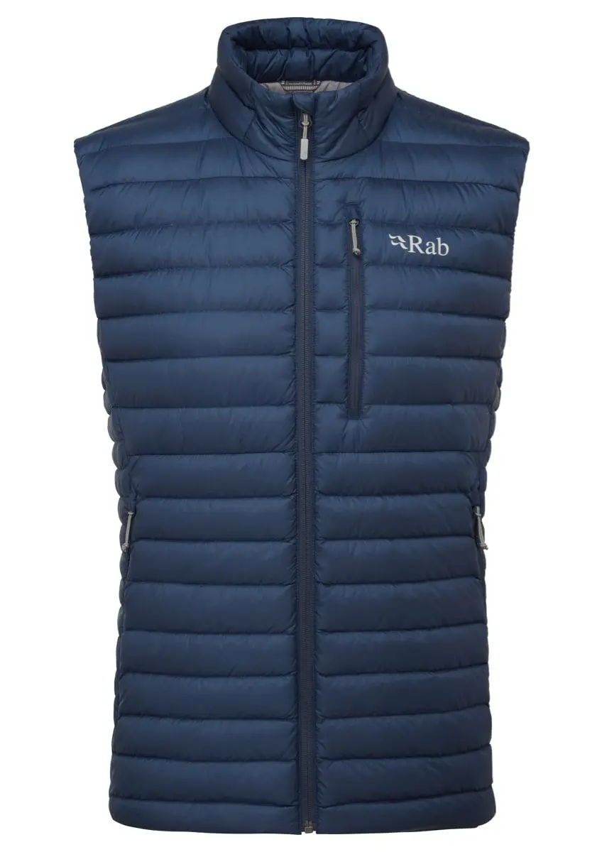 Rab Men's Microlight Down Vest Tempest Blue