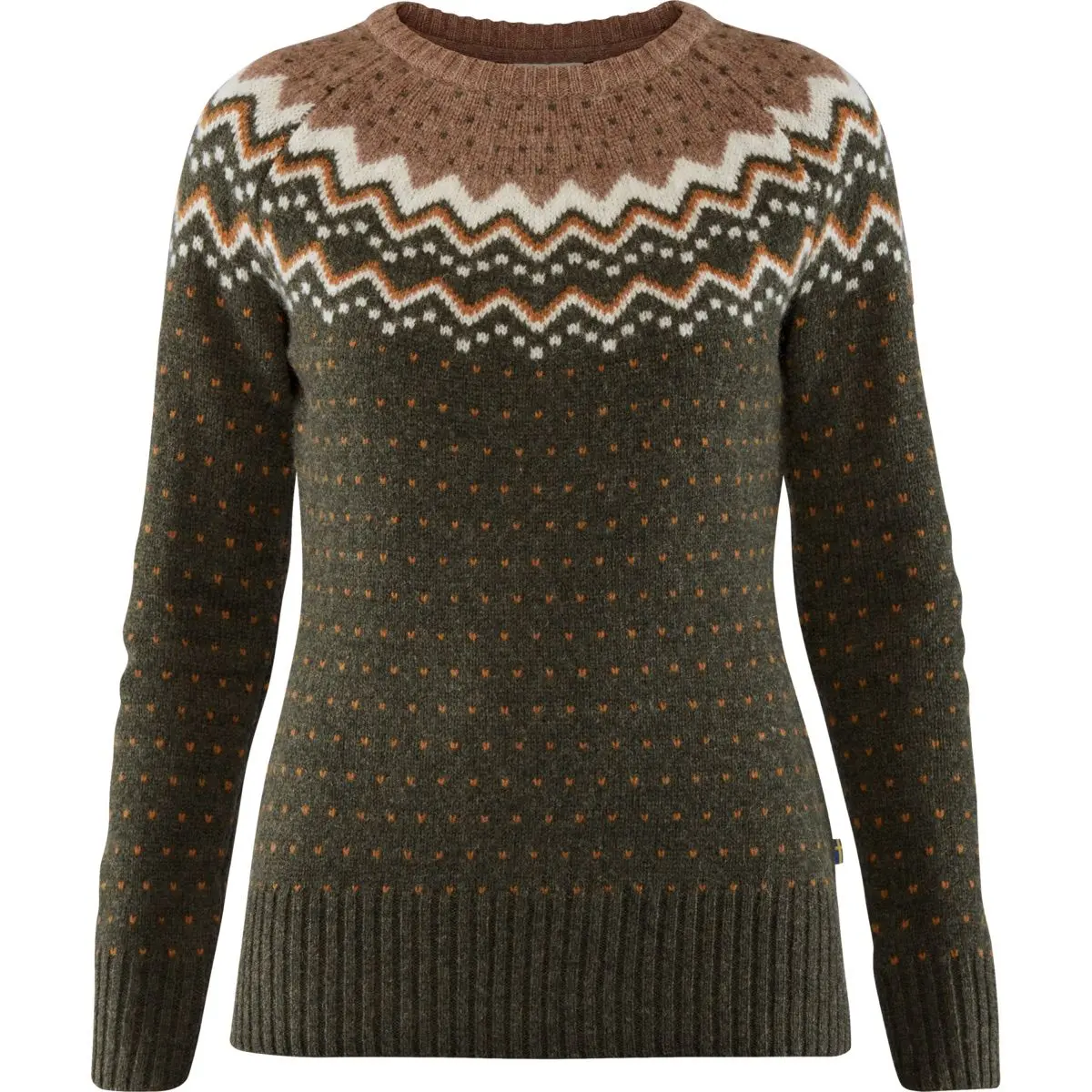 Fjällräven Women's Övik Knit Sweater Deep Forest