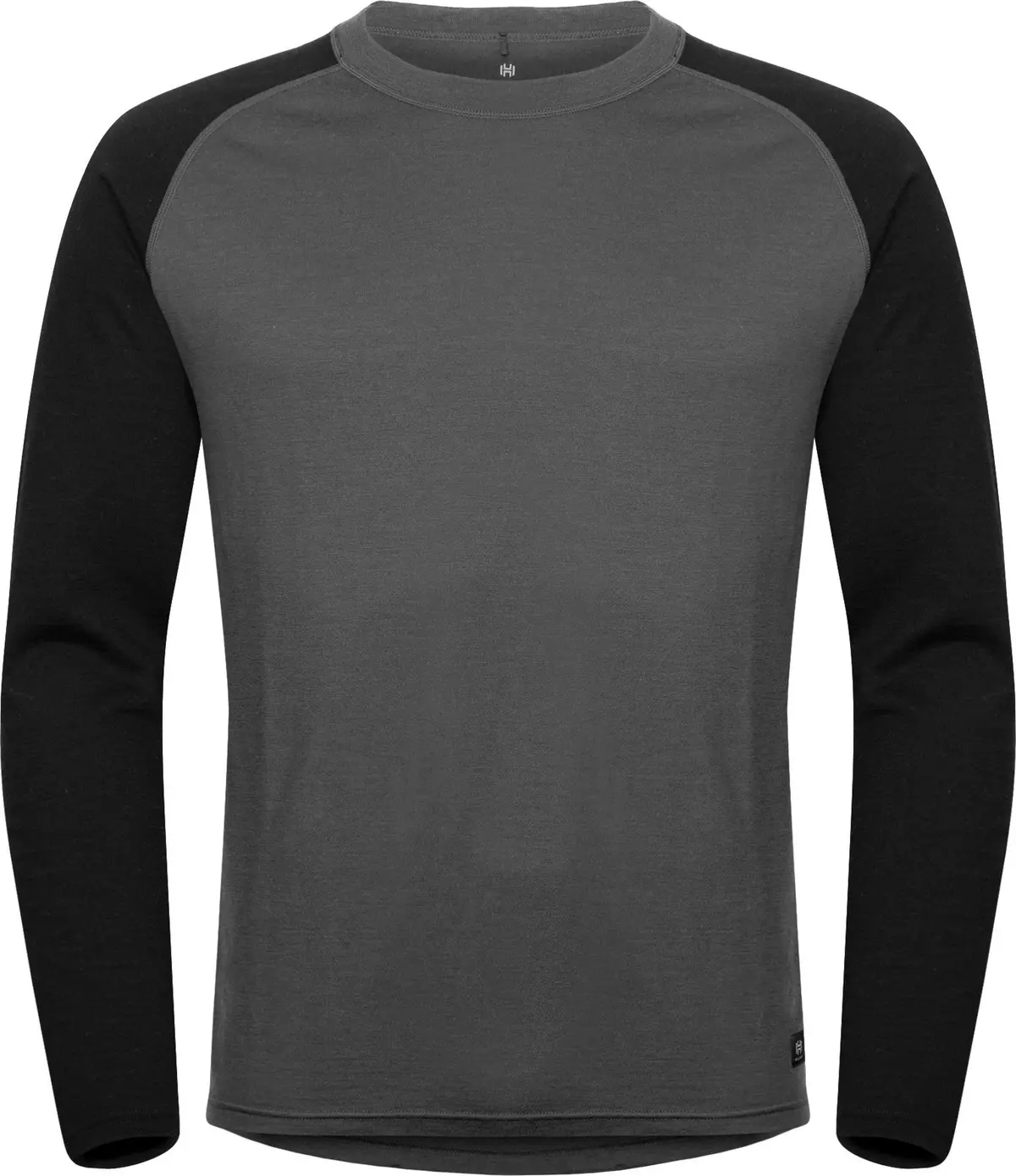 Hellner Wool Warm Base Layer Ls Men Phantom/Black Beauty