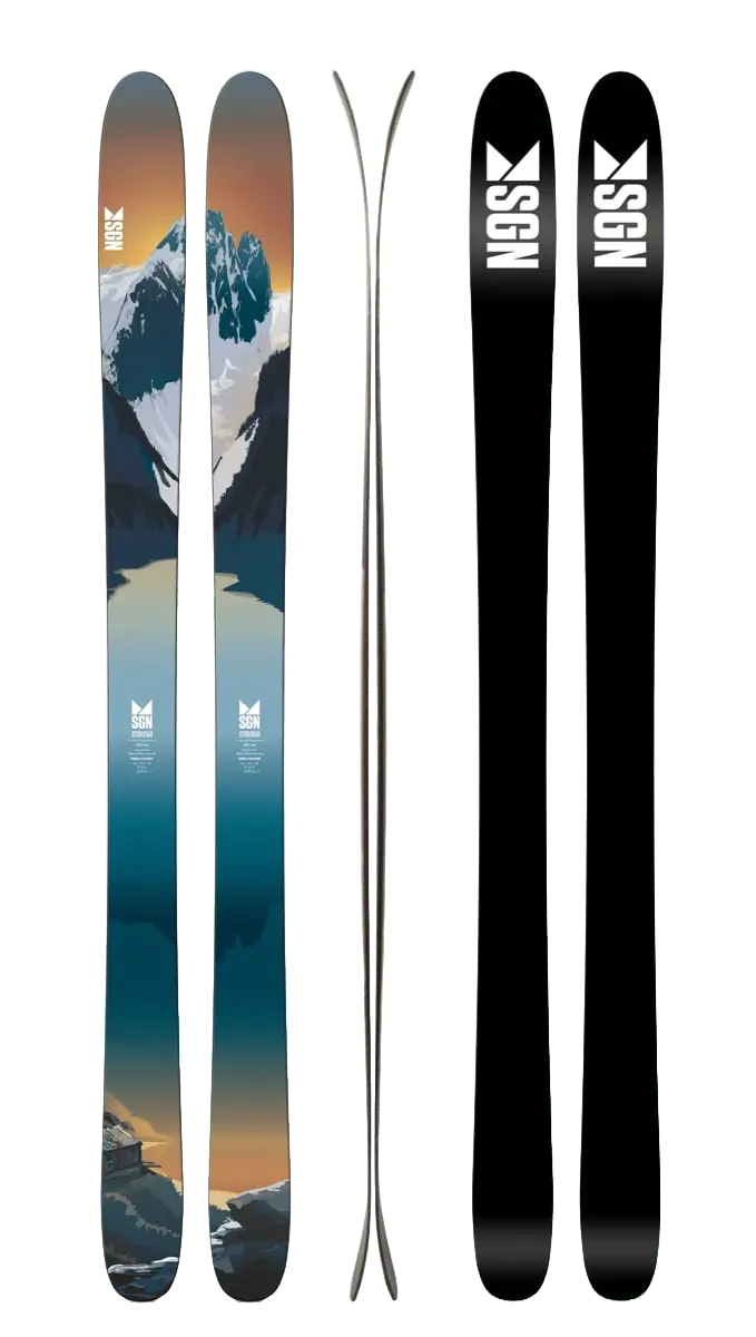 SGN Skis Streifar Cobber Blue Artwork