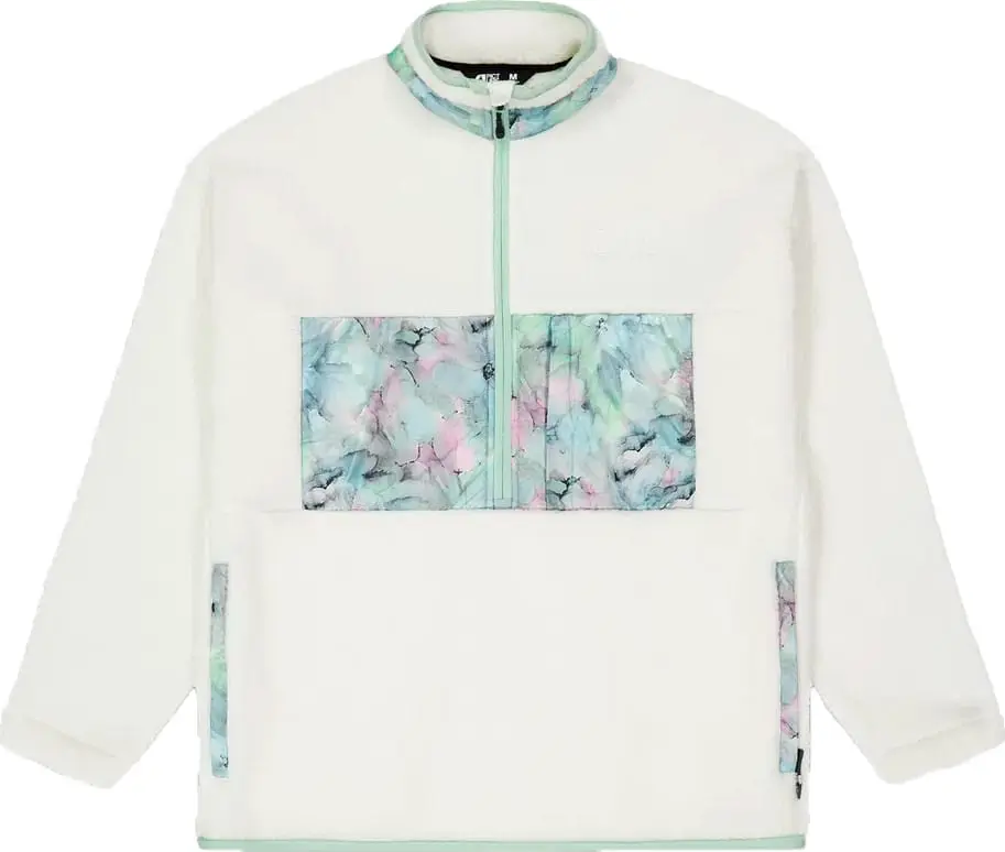 Picture Organic Clothing Women's Naatil 1/4 Fleece Light Milk