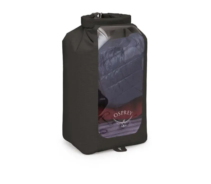 Osprey Dry Sack 20 With Window Black