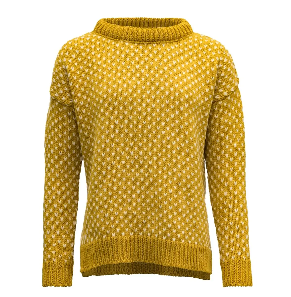 Devold Nordsjø Womans Split Seam Sweater Arrowwood