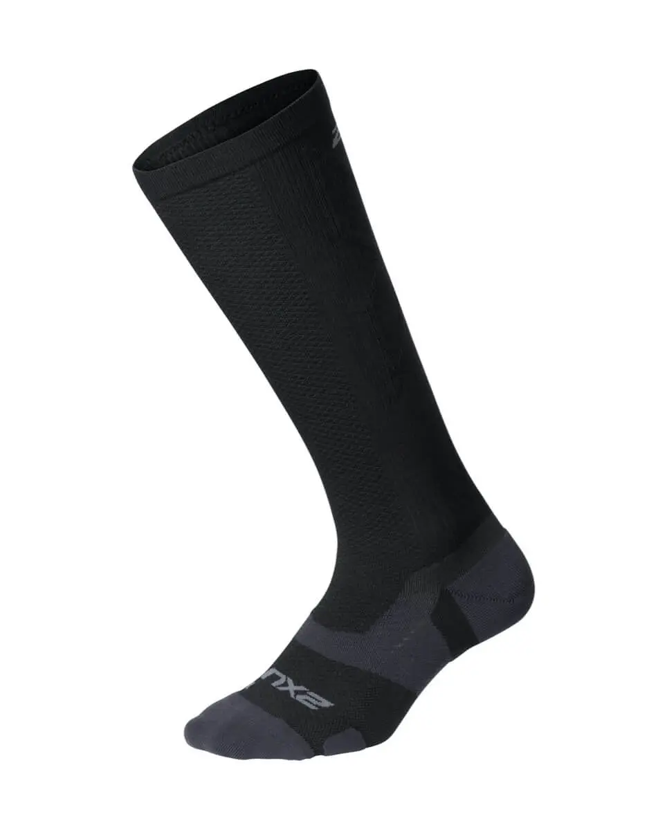 2XU VECTR Light Cushion Full Length Socks Black/Titanium