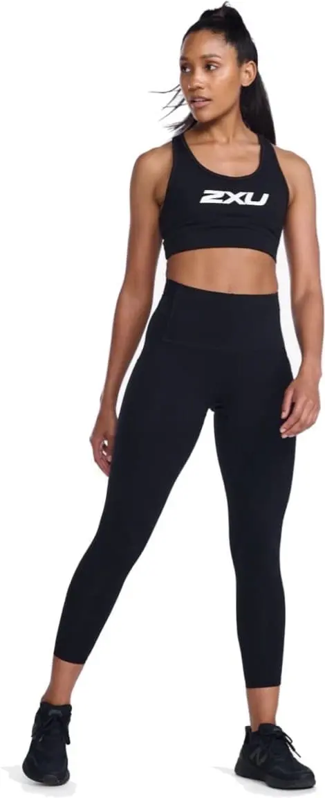 2XU Women's Form Stash Hi-Rise Compression Tights Black/Black