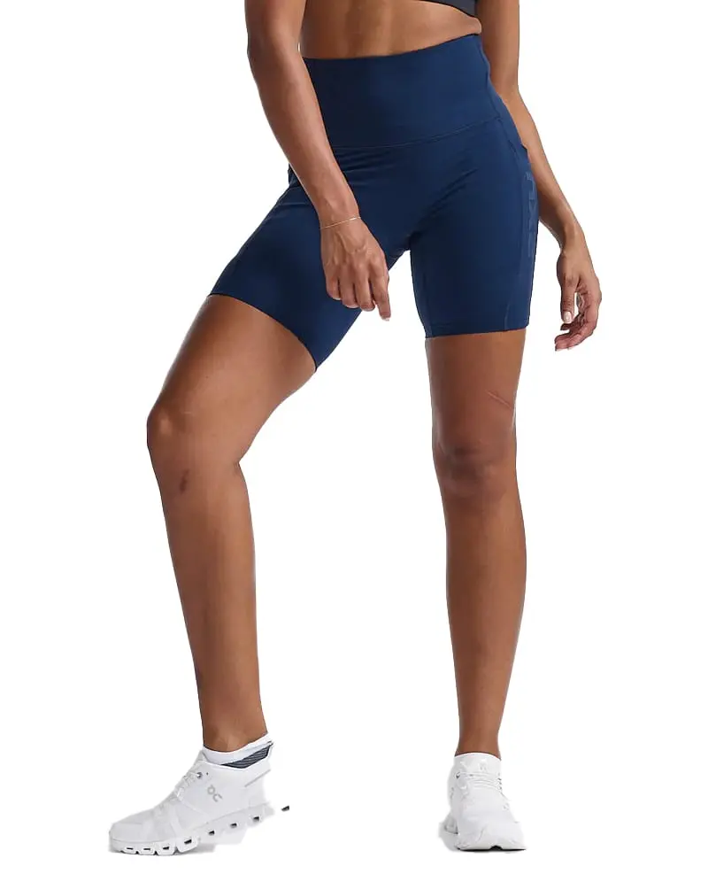 2XU Form Stash Hi-Rise Bike Short Midnight/Midnight