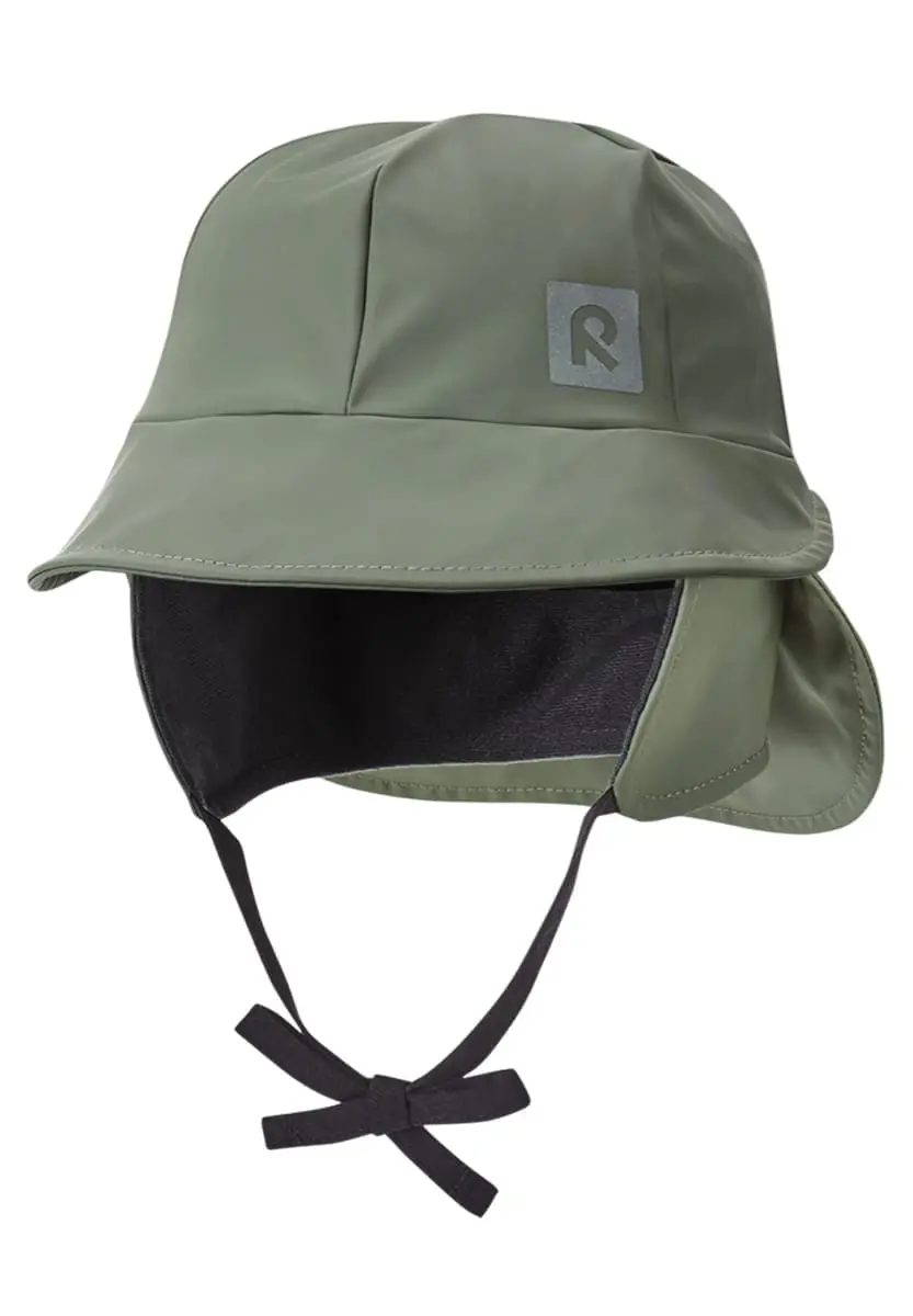 Reima Kids' Rain Shell Hat Rainy Greyish Green