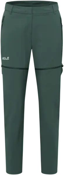 Jack Wolfskin Women's Hikeout Zip Off Pants Sago Palm