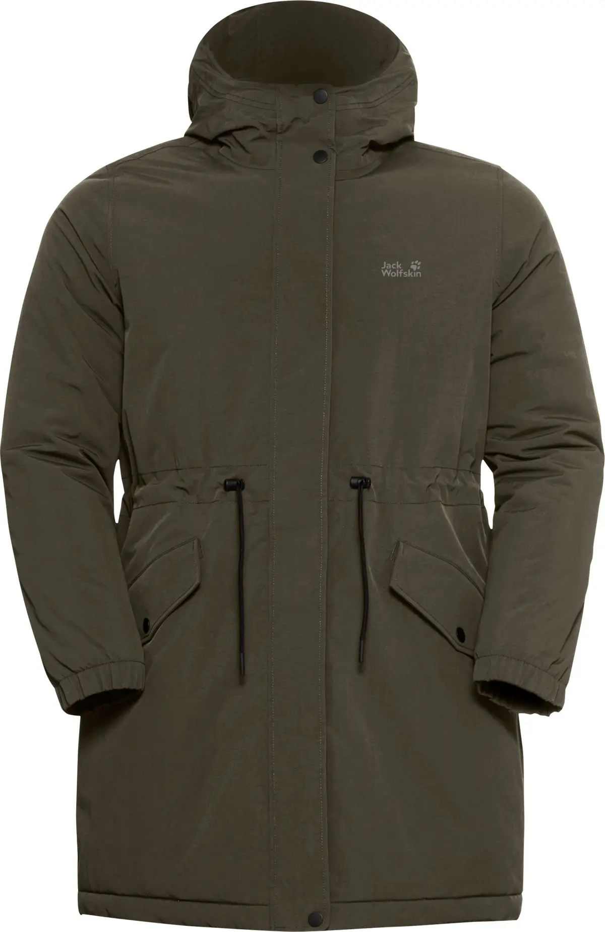 Jack Wolfskin Women's Chilly Frost Parka Obsidian Moss