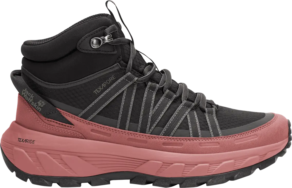 Jack Wolfskin Women's Wild Hike Texapore Mid Mineral Red