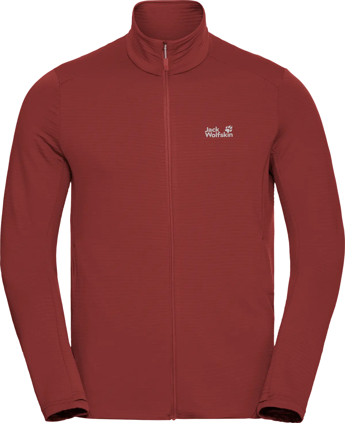 Jack Wolfskin Men's Litestride Full Zip Merlot