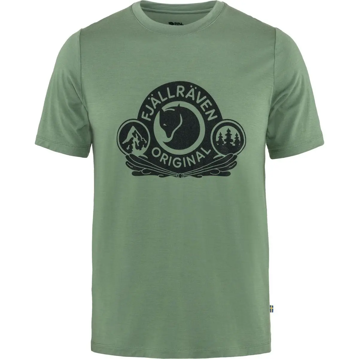 Fjällräven Men's Abisko Wool Classic SS Patina Green