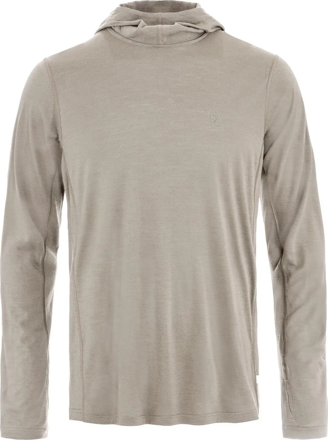 Fjällräven Abisko Wool Hoodie M Light Fossil