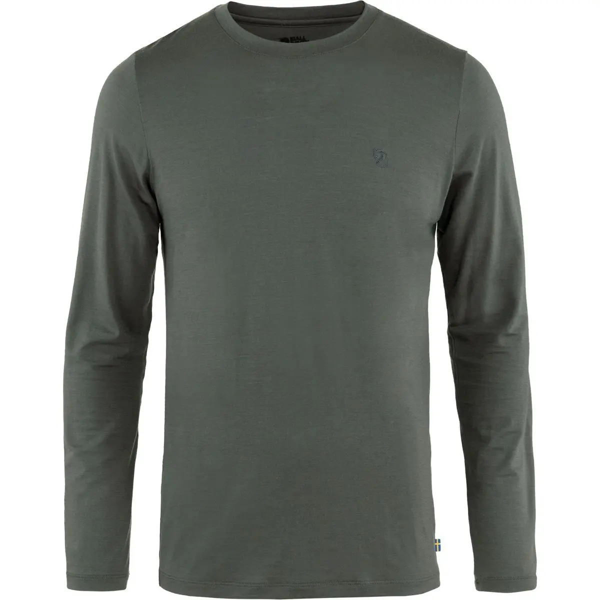Fjällräven Men's Abisko Wool Long Sleeve Basalt