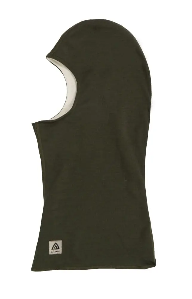 Aclima WarmWool Balaclava 2-layer Olive Night/Nature