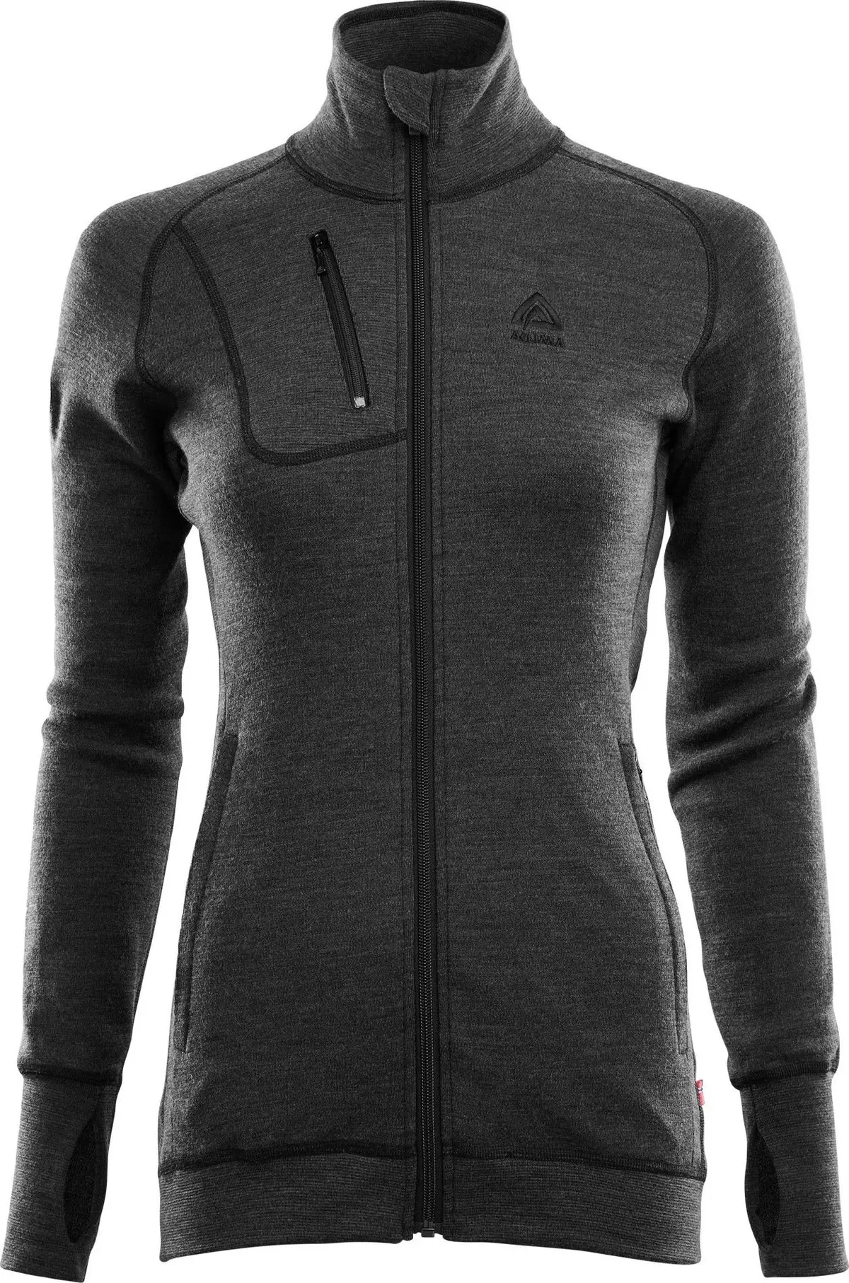 Aclima DoubleWool Jacket Woman Marengo/Jet Black