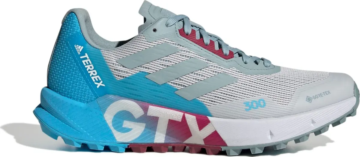 Adidas Women's Terrex Agravic Flow 2.0 GORE-TEX Trail Running Shoes Dash Grey/Magic Grey/Sky Rush