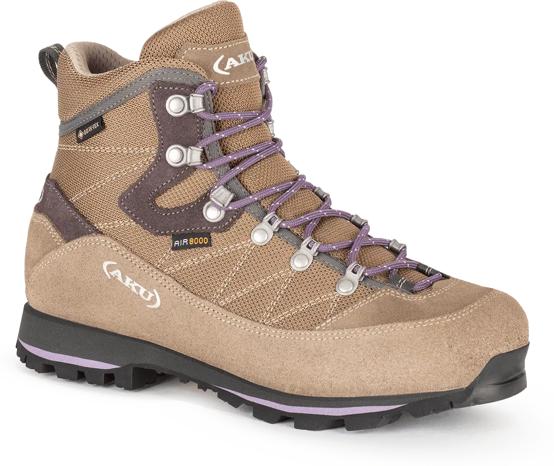 Aku Women's Trekker Lite III Wide Gore-Tex Beige/Deep Violet
