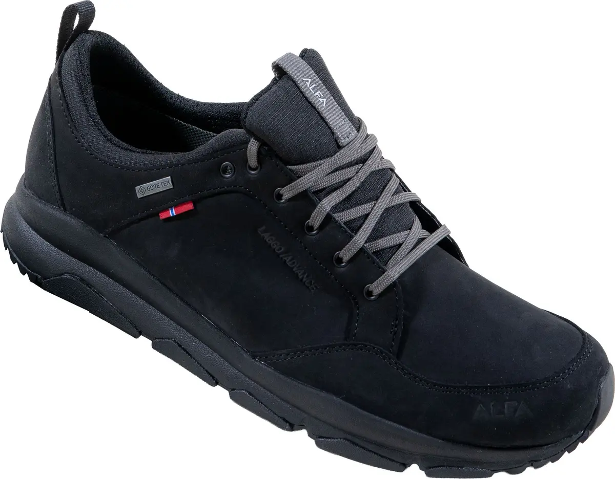 Alfa Men's Laggo Leather GORE-TEX Black