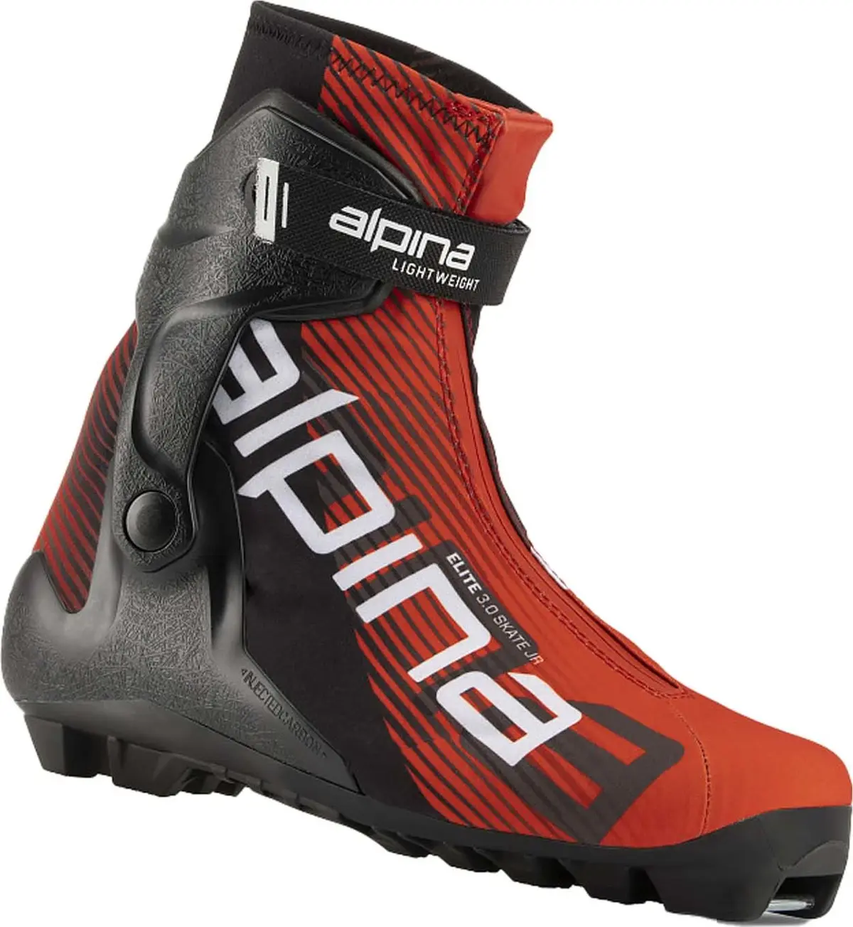 Alpina Juniors' Elite 3.0 Skate Red/Black