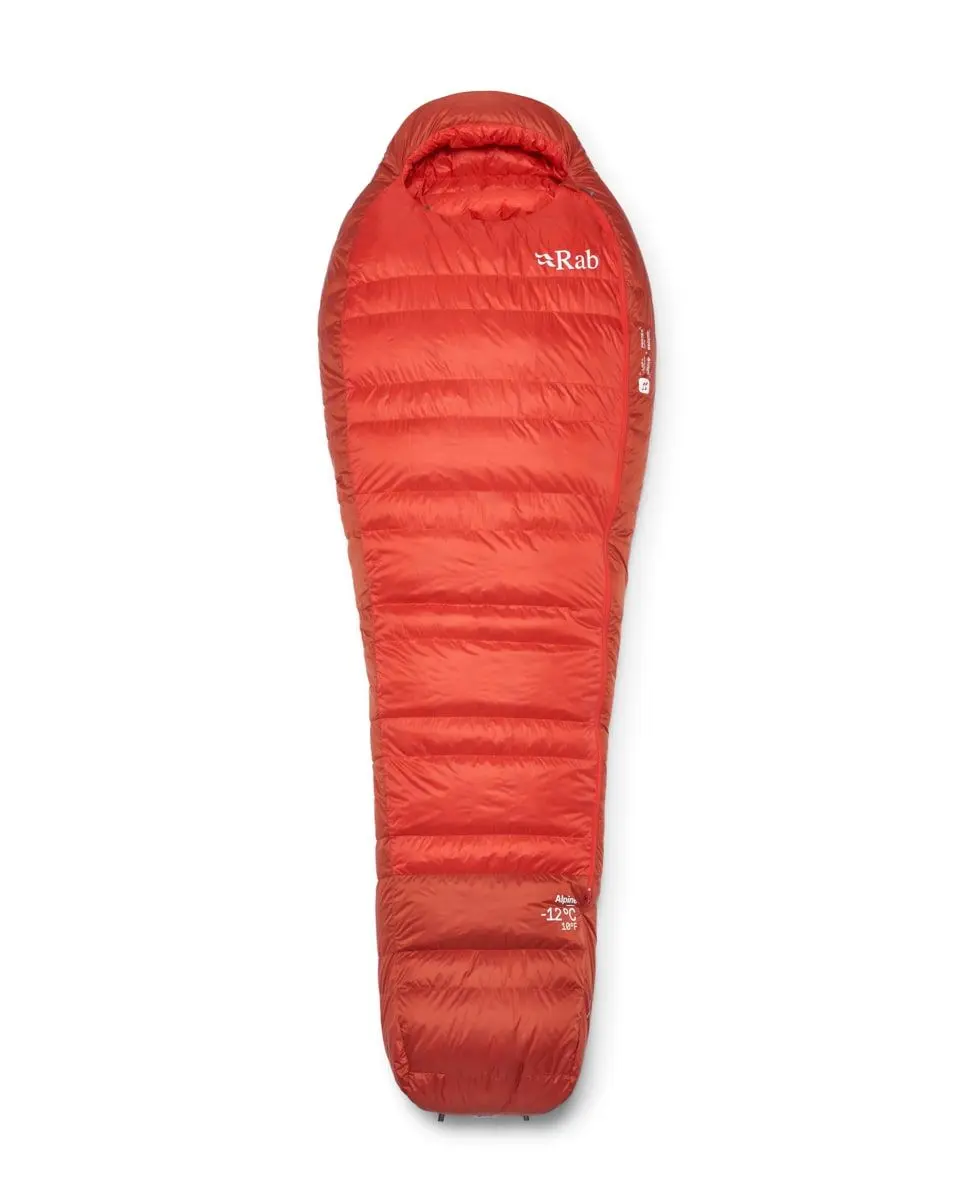 Rab Alpine -12c / 10f Dark Horizon/tuscan Red