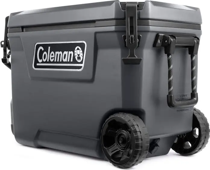 Coleman 65QT Convoy Wheeled Cooler Box Grey
