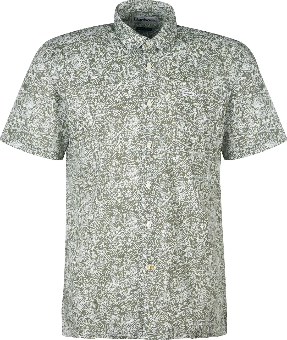 Barbour Men's Braithwaite Shortsleeve Summer Shirt Dusty Olive