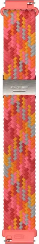 Polar Braided Yarn Wristband, 20 mm Red