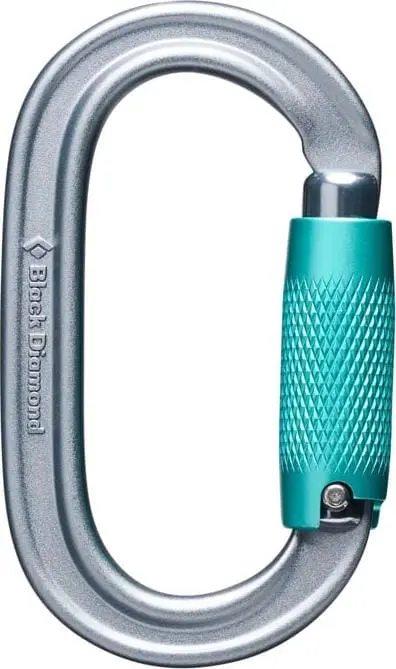Black Diamond Oval Triple Lock Carabiner Polished