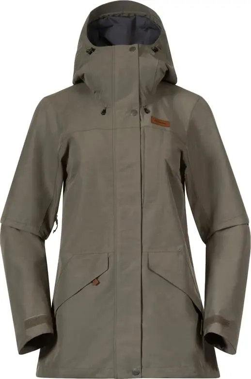 Bergans Women's Nordmarka 2L Shell Jacket Green Mud