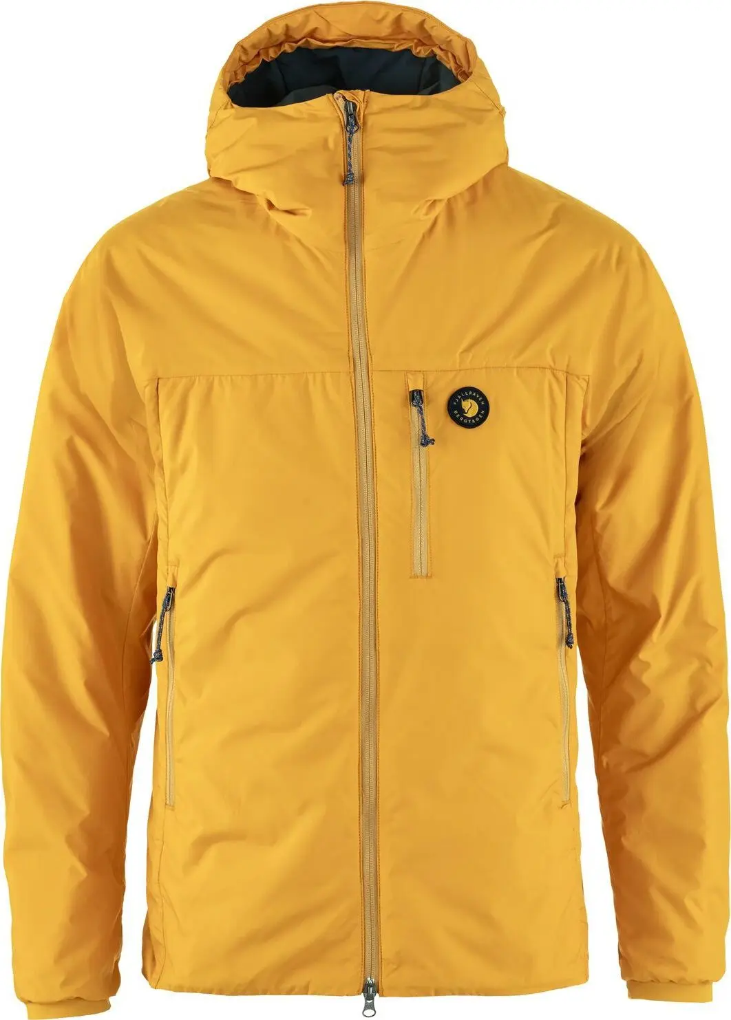 Fjällräven Men's Bergtagen 60 Insulation Jacket Mustard Yellow-mountain Blue