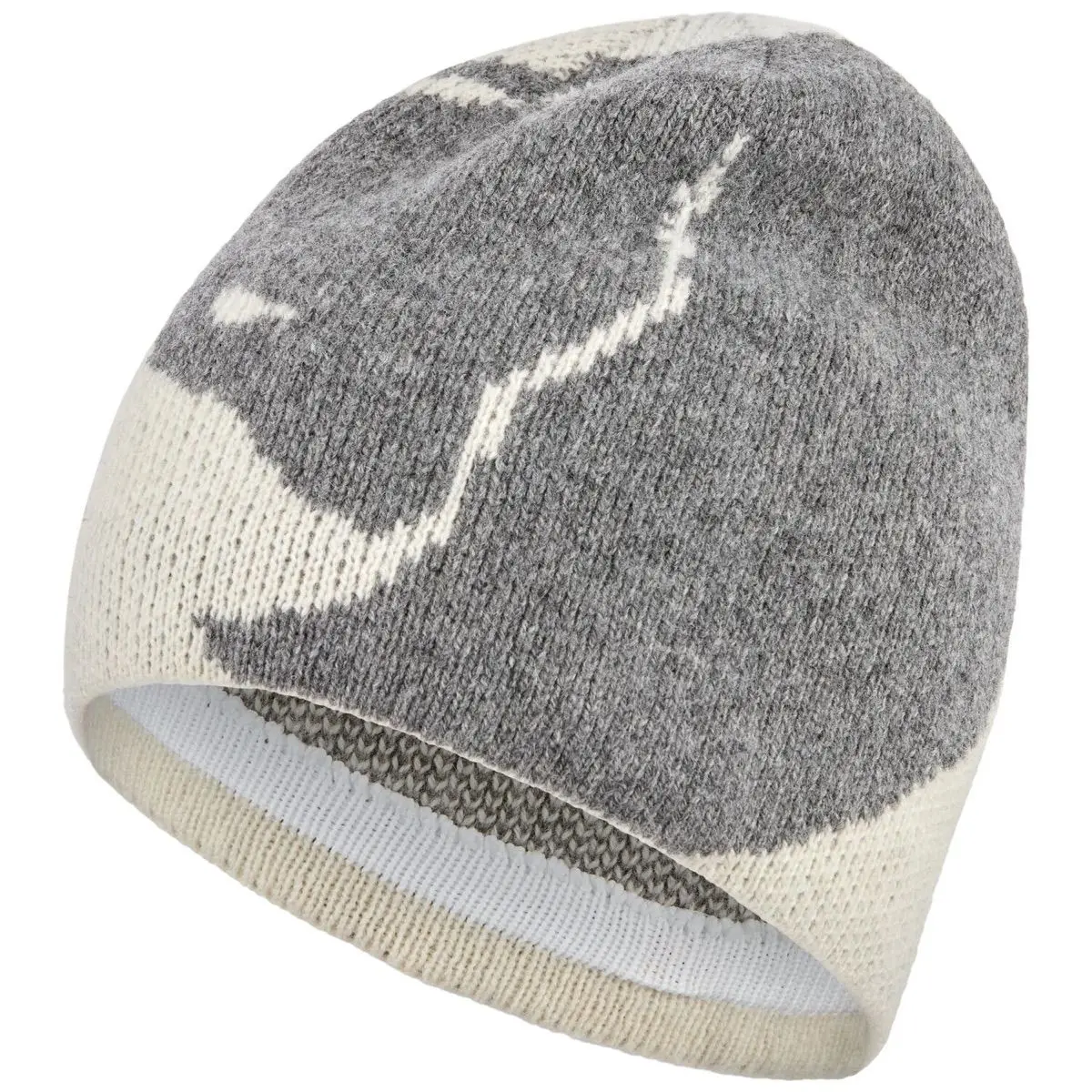 Fjällräven Bergtagen Jacquard Beanie Chalk White-grey