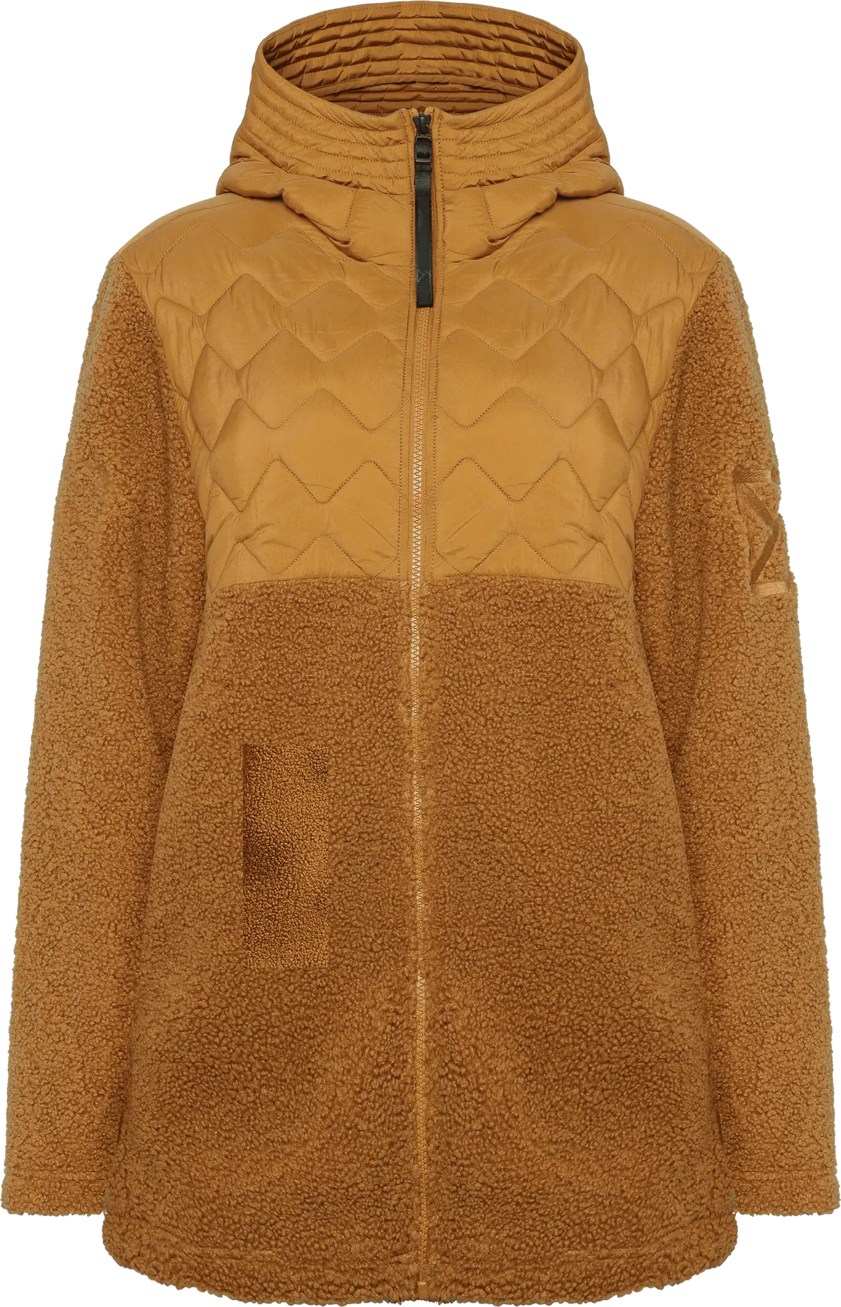 Didriksons Women's Bibi Full Zip 2 Spice Brown