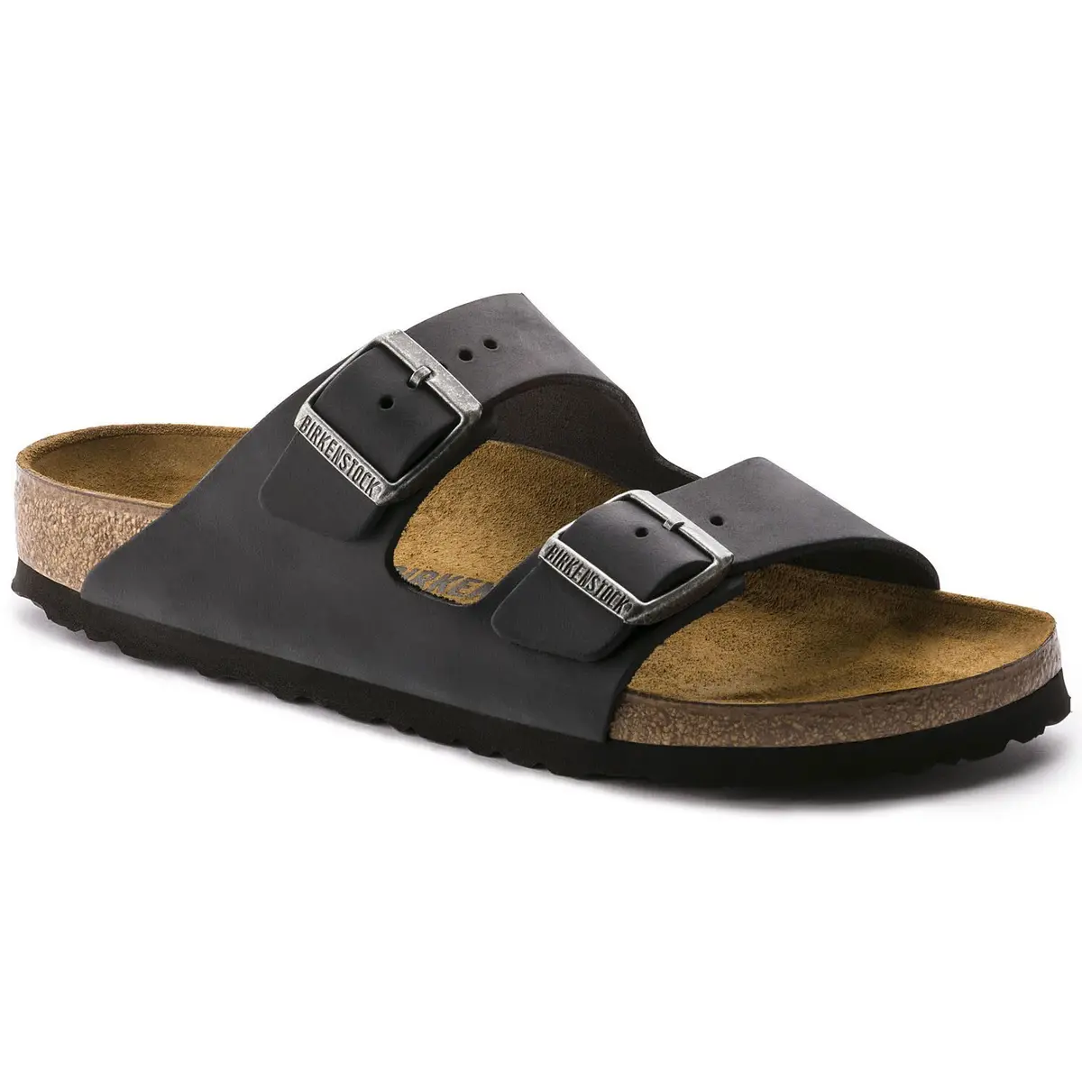 Birkenstock Arizona Oiled Leather Regular Black