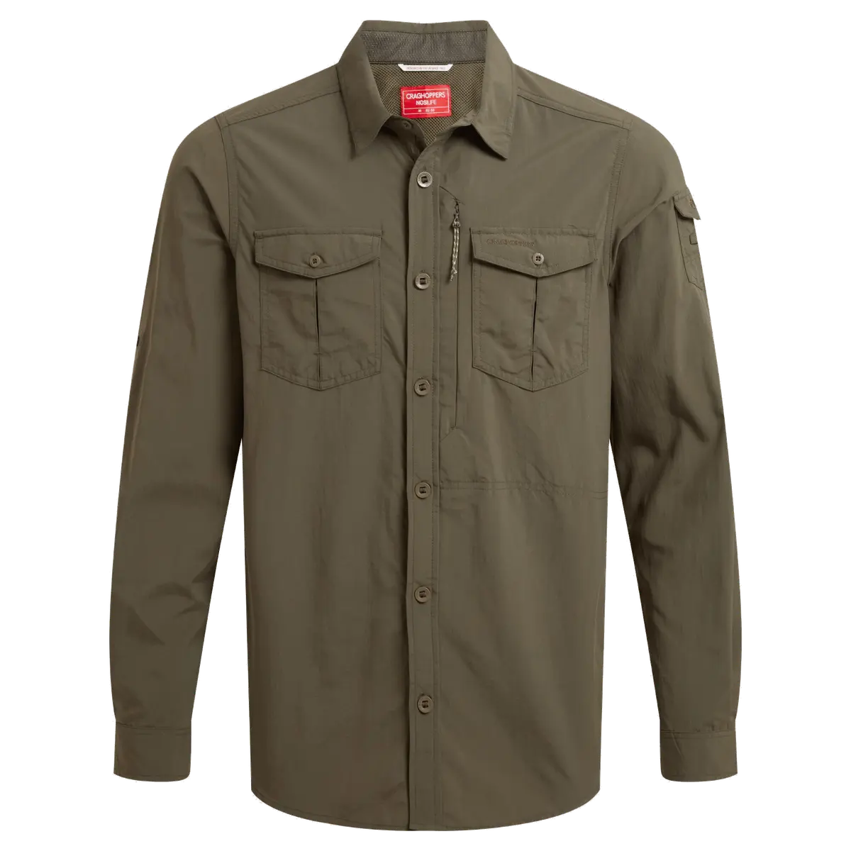 Craghoppers Men's Nosilife Adventure Long Sleeved Shirt III Woodland Green