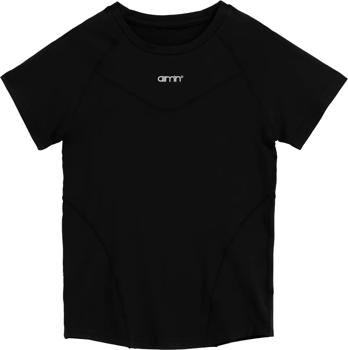 Aim'n Women's Soft Basic Short Sleeve Black