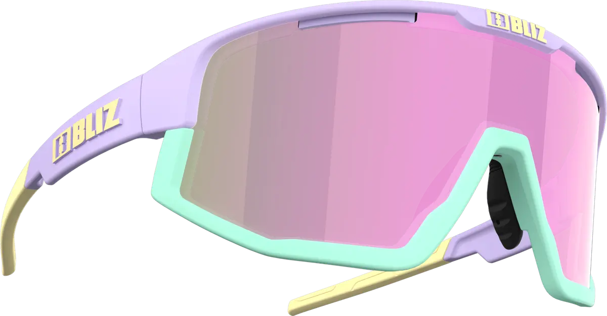 Bliz Fusion Matt Pastel Purple/Brown with Pink Multi