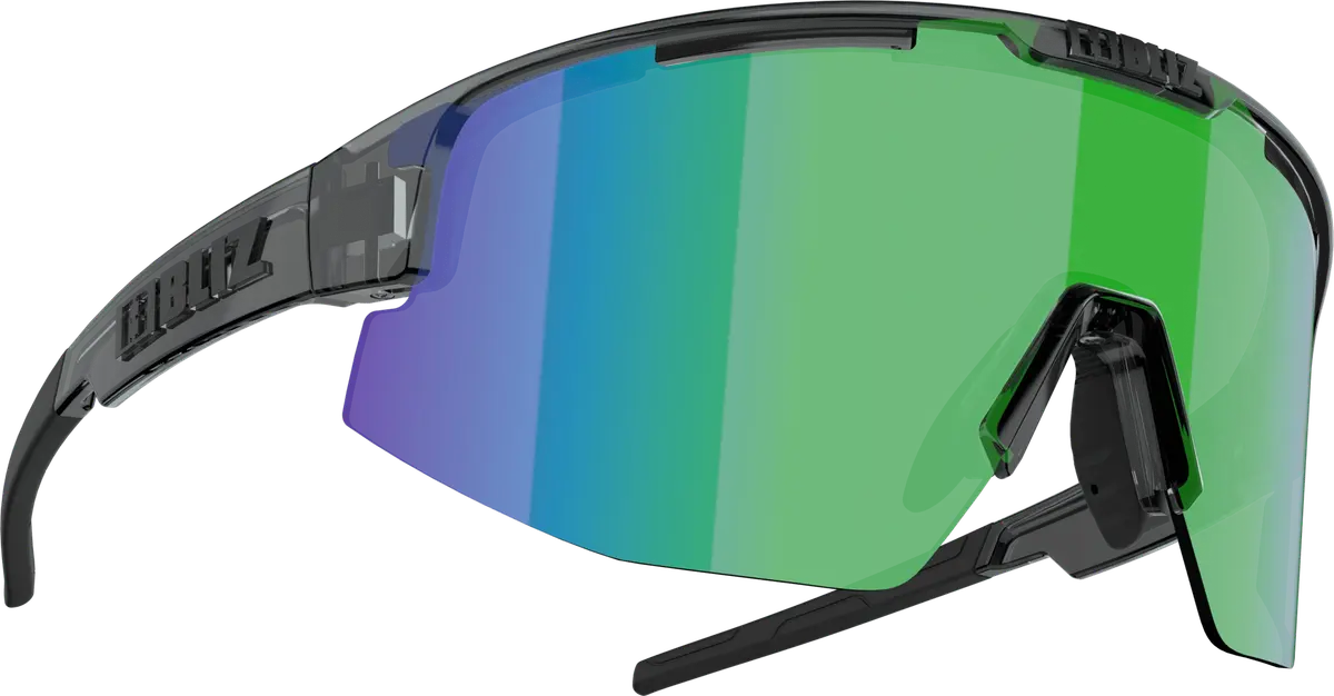 Bliz Matrix Crystal Black/Brown with Green Multi